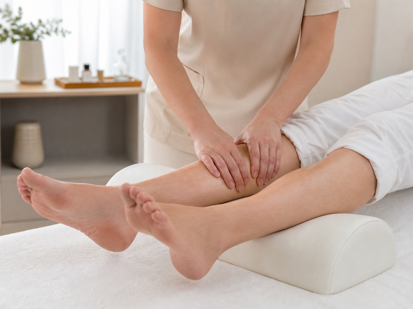 Linfodrenaggio gambe metodo Vodder