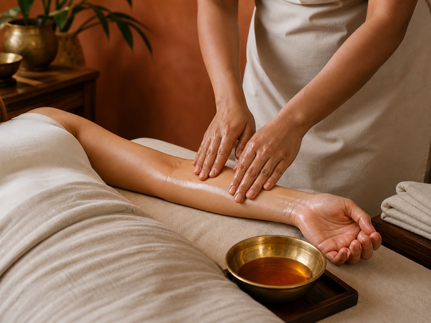 Massaggio ayurvedico con sblocco energie